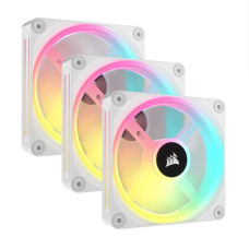 CORSAIR iCUE LINK QX120 RGB 120mm White Case Fan with iCUE Link System Hub